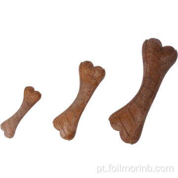 Brinquedos para mastigar molares interativos de osso duráveis